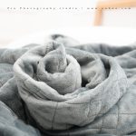 Bedding photography in china white background close up 2