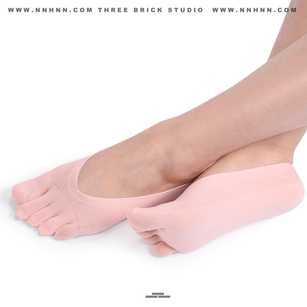 The best product photography in China pink Sock lifestyle