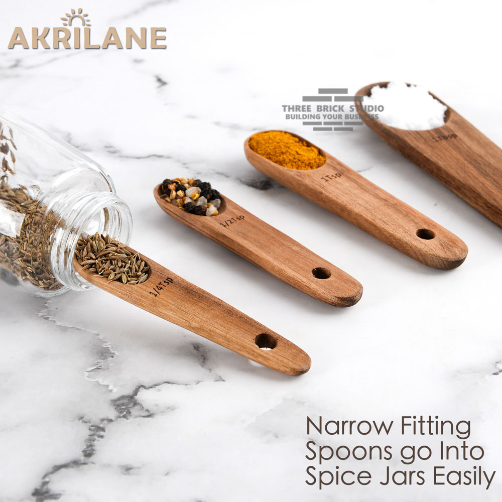 The best Amazon photography in China Wooden spoons in beautiful marble 4 spoons
